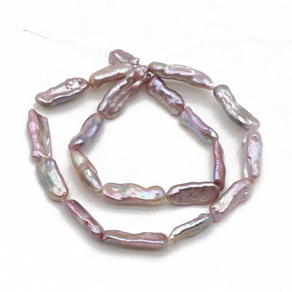 5904 Baroque Pearl Beads Natural Cultured Freshwater Biwa Pearl Loose Bead